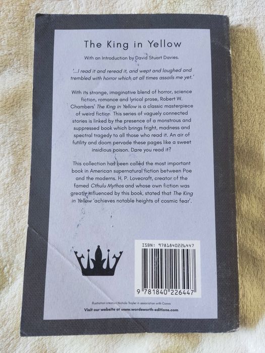 The king in yellow w j. angielskim