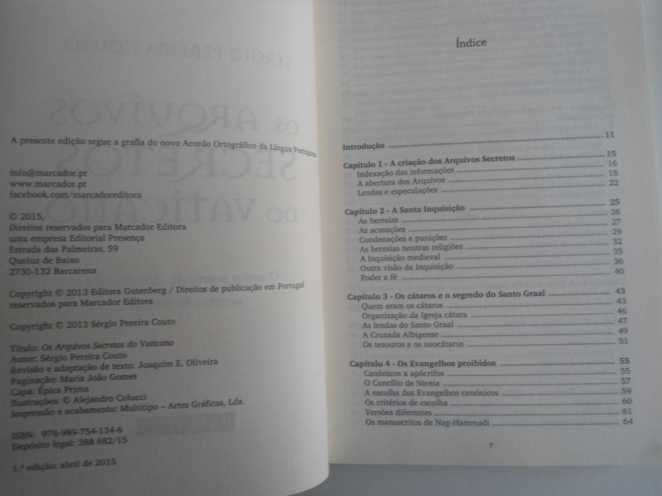 Os Arquivos Secretos do Vaticano por Sérgio Pereira Couto