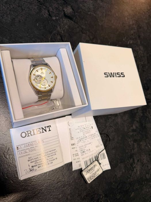 Zegarek Orient Contemporary Automatic Open Heart RA-AR0001S10B | Komplet i Gwarancja