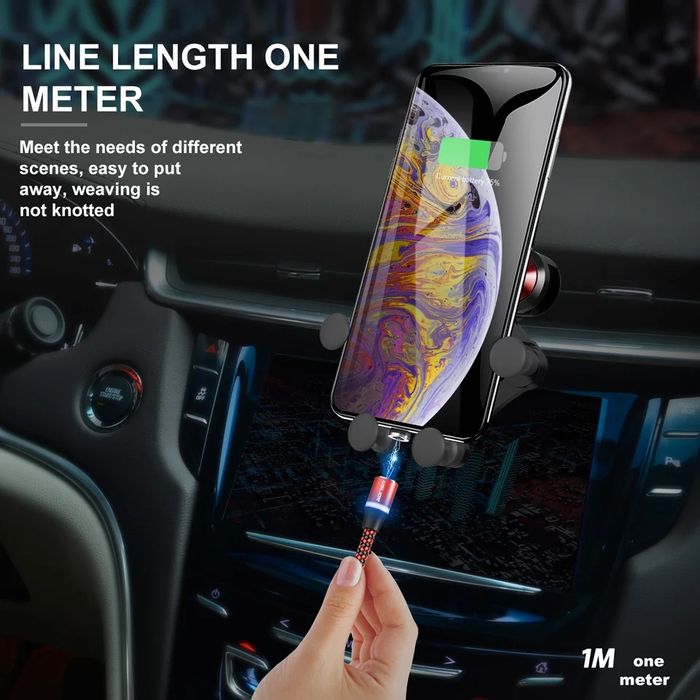 Микро-юсб micro-usb 1 метр магнитный кабель провод шнур для зарядки