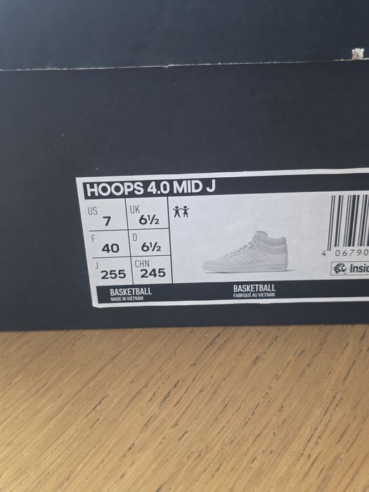 Buty adidas  wysokie białe