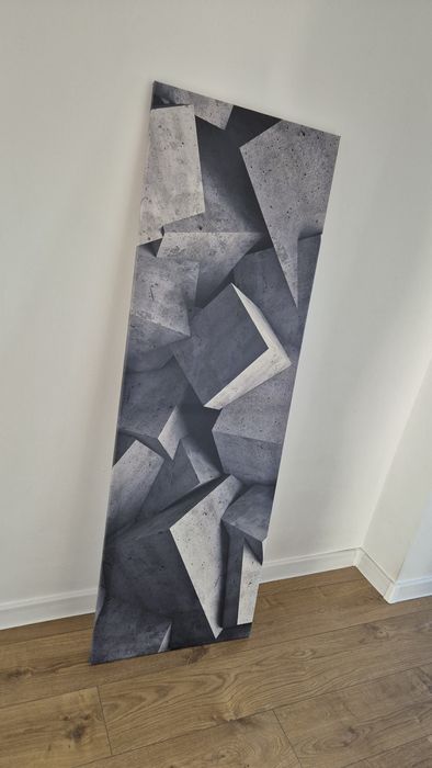 Obraz na płótnie kamienie kwadraty 3D 150x50cm
