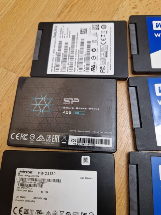 Якісні Ssd 250gb 256gb 240gb Стан гарний Диски ссд для ПК або ноутбука