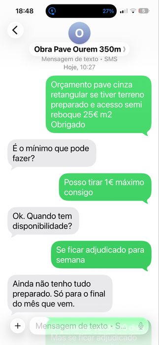Calcada e muros contencao