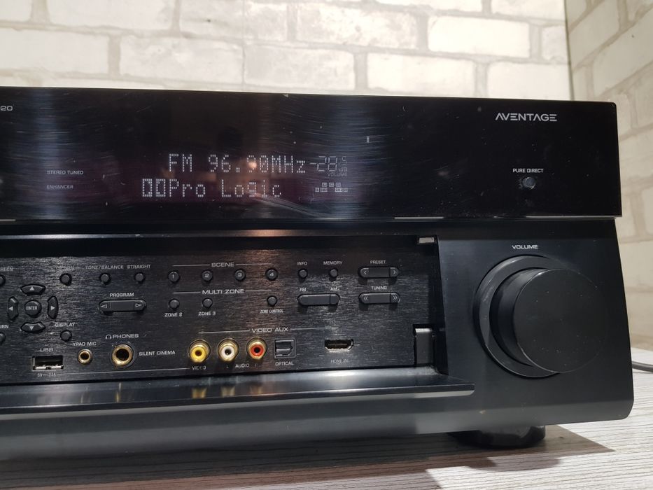9.2 AV ресивер YAMAHA RX-A 2020,*9x220 Вт, 4К, HDMI, USB, ARC, 3D. б/у