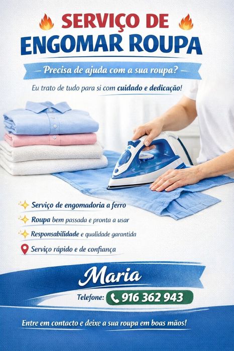 Serviço de Engomadoria