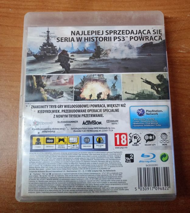 Call Of Duty® Modern Warfare 3 na PS3