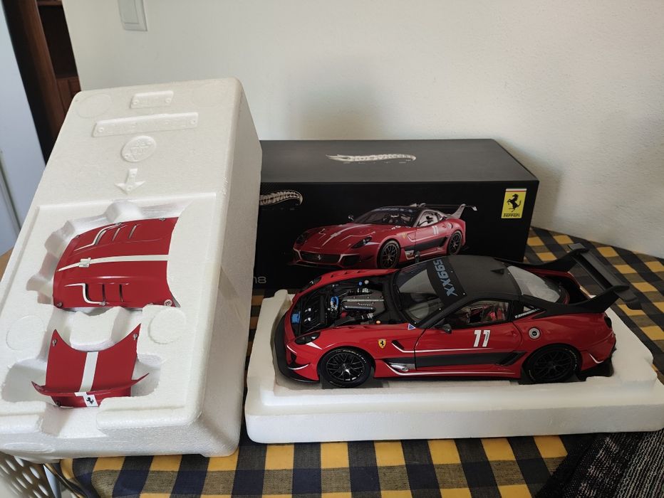 Ferrari 599xx Evo Hot wheels elite 1/18