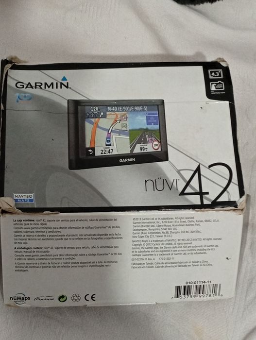 GPS Garmin nuvi 42 em caixa todo bem funcional