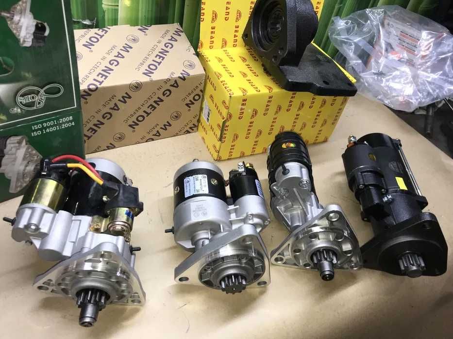 Стартер JCB John Deere Сase Caterpillar ЯМЗ  MAN Iveco  DAF Mercedes Renault Scania ЮМЗ СМД МТЗ  Камаз ЗІЛ ГАЗ Valeo Бате Bosch Реставрація.