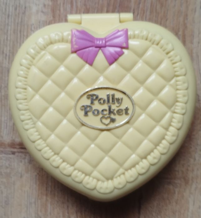 Żółte serce Polly Pocket bluebird 1994