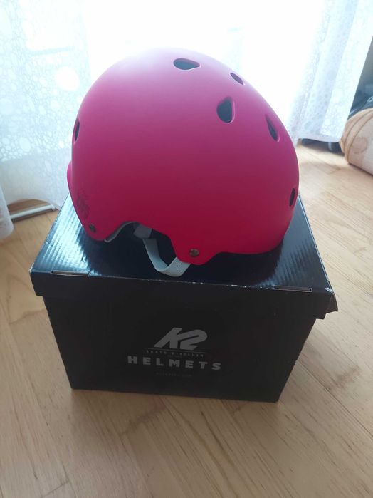 Kask na rolki K2 Varsity Junior różowy rozmiar S