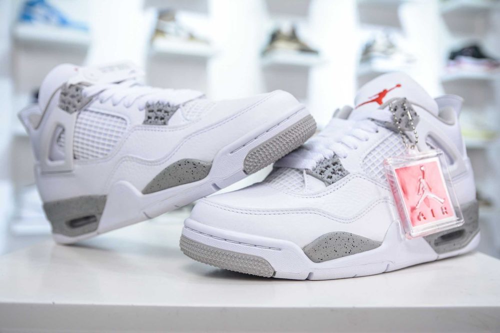 Jordan 4 Retro White Oreo R.46