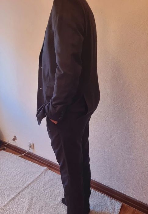 Fato Preto Under Blue extra slim fit