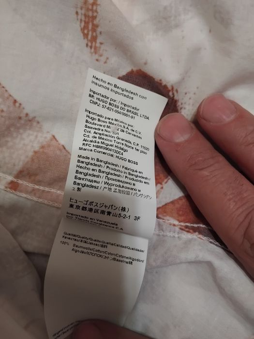 Рубашка Hugo boss 52р
