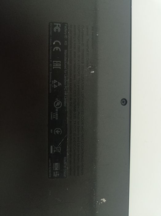 Lenovo ThinkPad x1 carbon gen3 на запчастини
