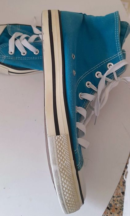 Ténis bota em algodão cor azul N.41 - ÚLTIMOS DIAS
