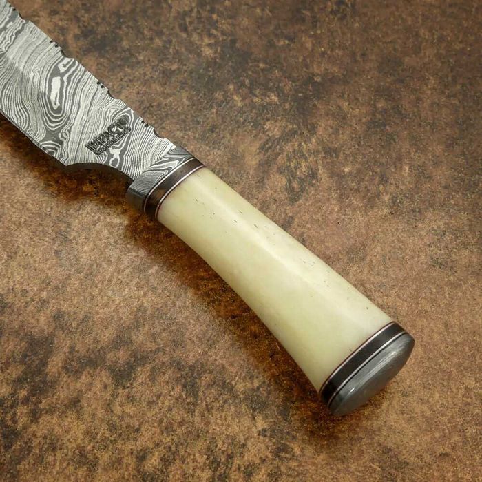IMPACT nóż Bowie z Damastu Damast 328