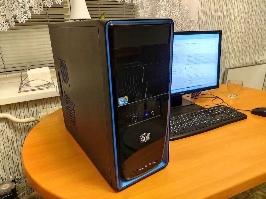 Компютер Intel Core i3 +8Gb +SSD+HDD +AMD Radeon RX470 +450W ASUS Робочий ПК Системний блок з Windows 10 ТИХИЙ Домашній Офісний