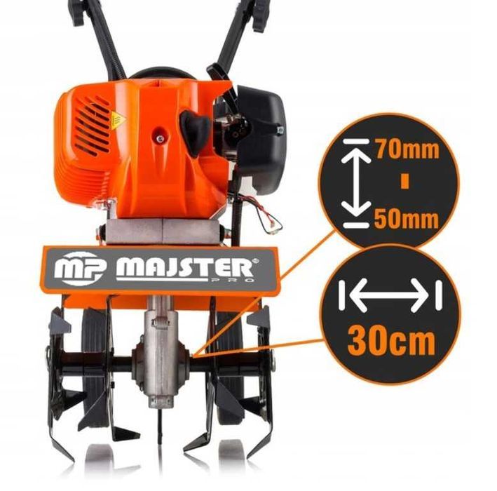 Spalinowa GLEBOGRYZAŁKA na kółkach 5.2KM KULTYWATOR do ziemi Nowa