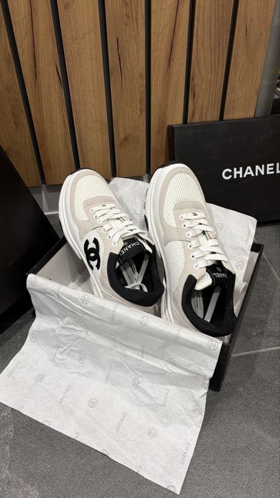 Жіночі преміальні кросівки Chanel premium , кросівки шанель , жіночі