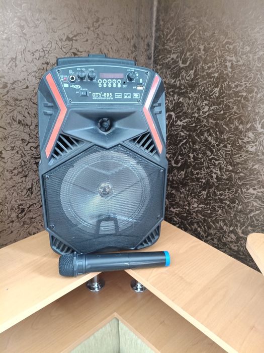 Колонка караоке, блютуз колонка большая