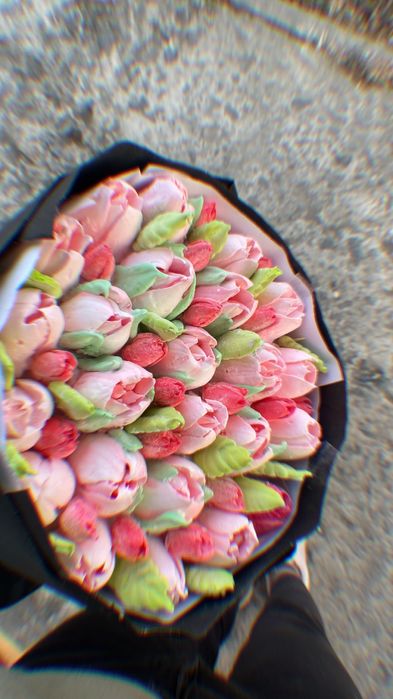 Зефірні квіти в коробочкі та букети