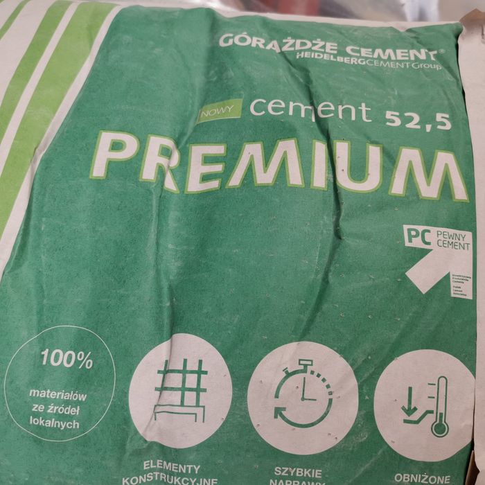 Cement 52,5R PREMIUM Górażdze wor. 25kg