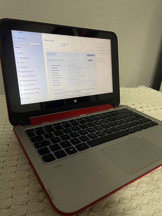 HP x360 310 G1 (Portatel Convertível)