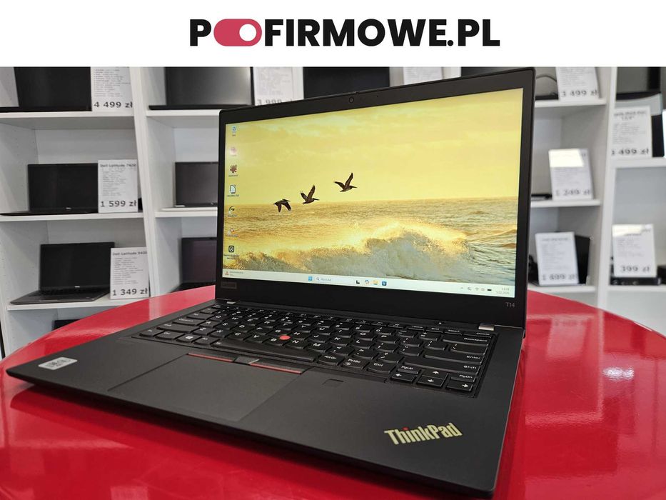 Lenovo ThinkPad T14 G1 14" i5-10210U 16GB RAM DYSK 256GB SSD FullHD IPS Windows 11 Faktura 23% Gwarancja 12 Miesięcy PoFirmowe.pl