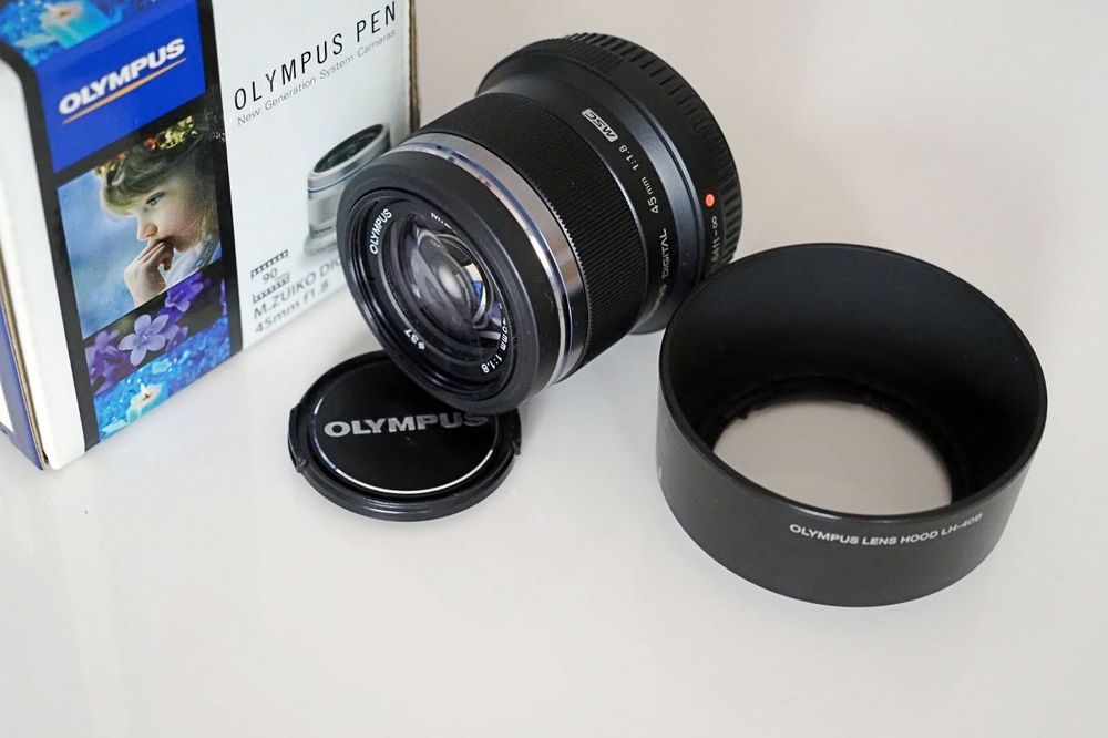 Obiektyw Olympus M.Zuiko Digital 45mm f/1.8 micro 4/3-Idealny!