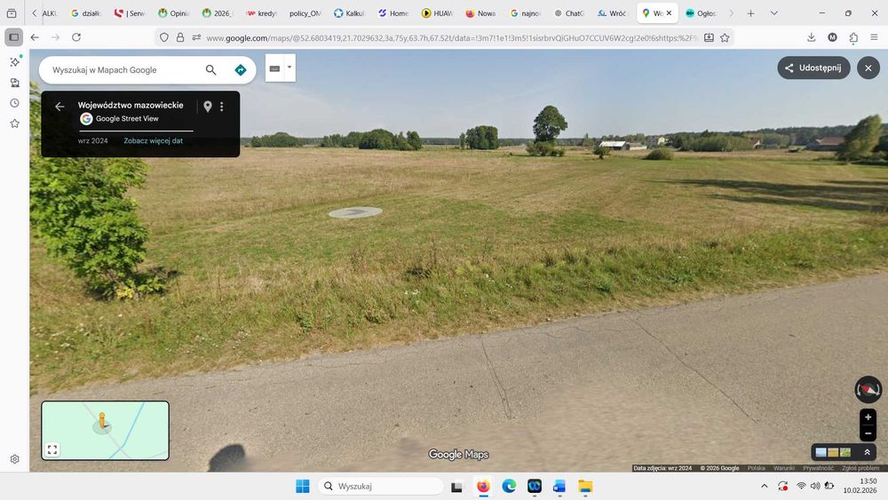 Natura i potencjał inwestycyjny 45 min od Warszawy Bezpośrednio