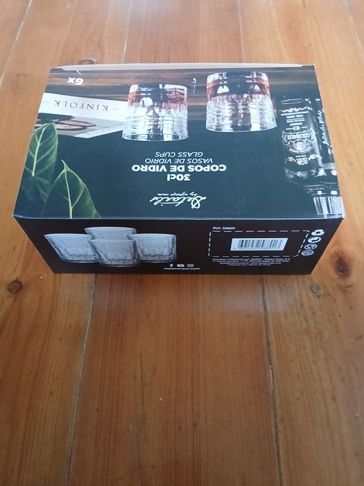 Conjunto seis copos whisky