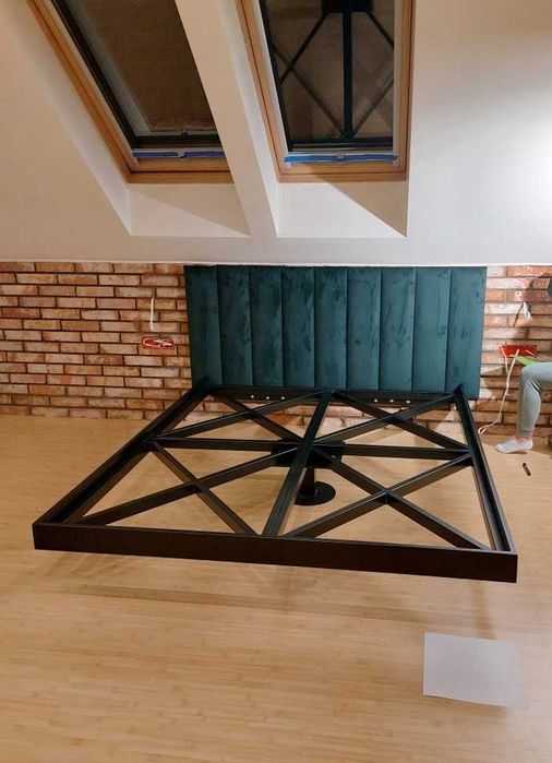 Łóżko Loftowe, Lewitujące, Nowoczesny Styl