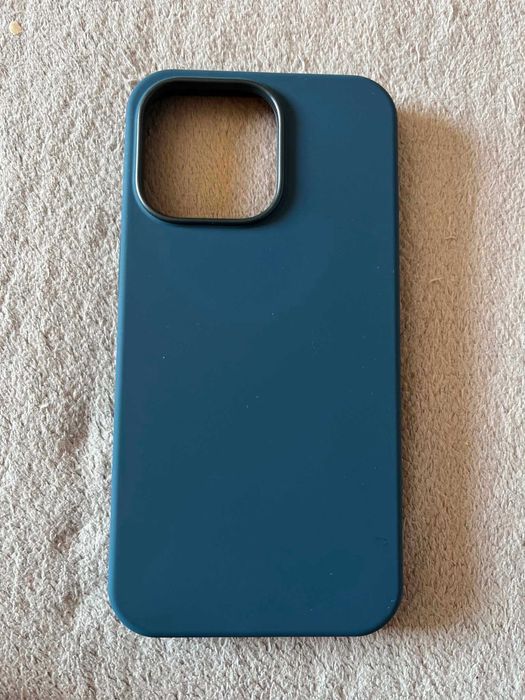 Etui silikonowe do iPhone 13 Pro z MagSafe – granatow