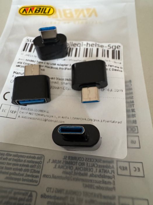 Adapter/Przejsciówka Usb-A do Usb-C. NOWY. Cena 1 szt.