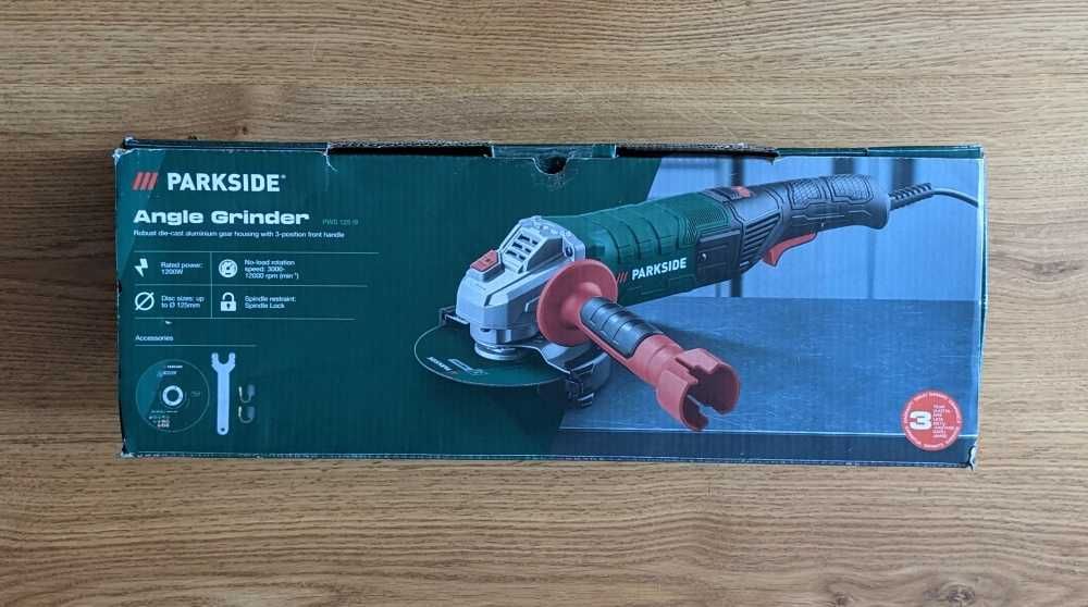 Szlifierka kątowa PARKSIDE 125mm 1200W Regulacja obrotów