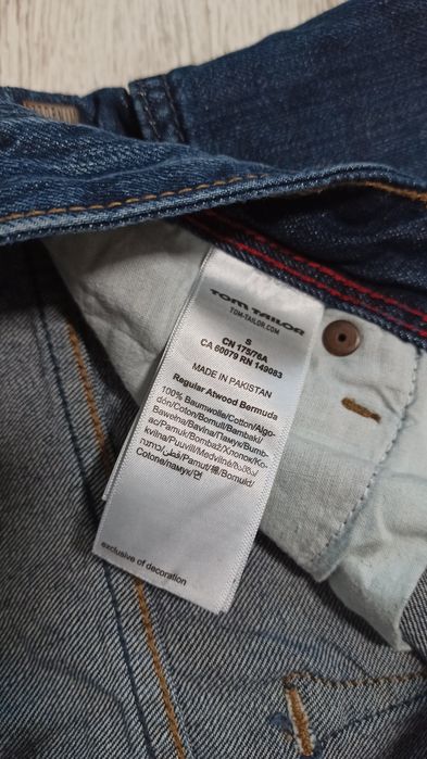 Spodenki Tom Tailor Denim szorty jeansowe regular atwood S