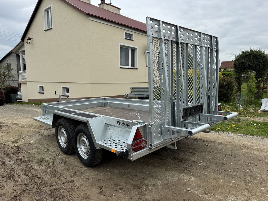 Przyczepa Zasław MK 350TH pod minikoparkę