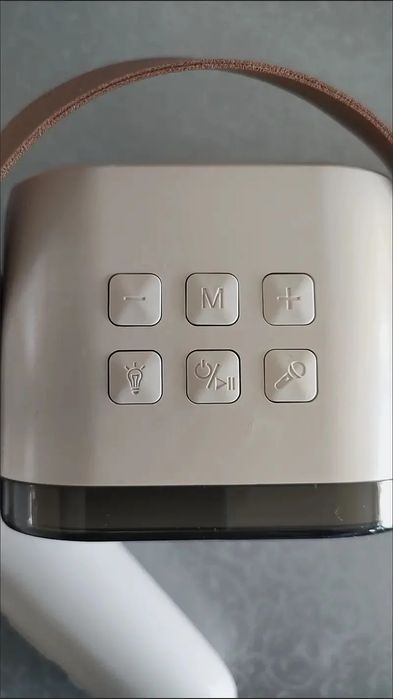 Głośnik 2 mikrofony bezprzewodowe karaoke nowy