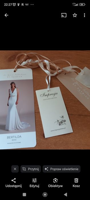 Suknia ślubna St Patrick Bertilda
