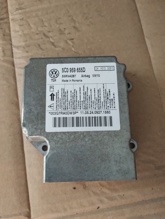 Moduł sensor airbag VW golf VI 5C0.959.655D