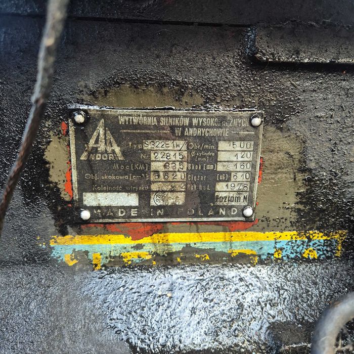 Silnik do agregat prądotwórczy PAD16 ANDORIA s322