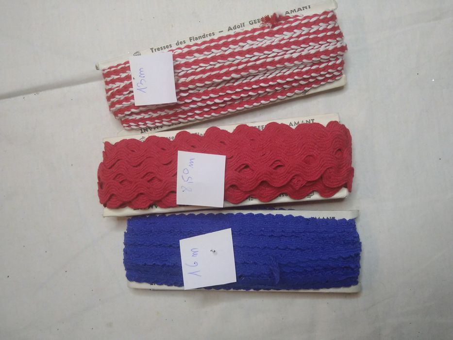 Taśmy ozdobne bawelniane