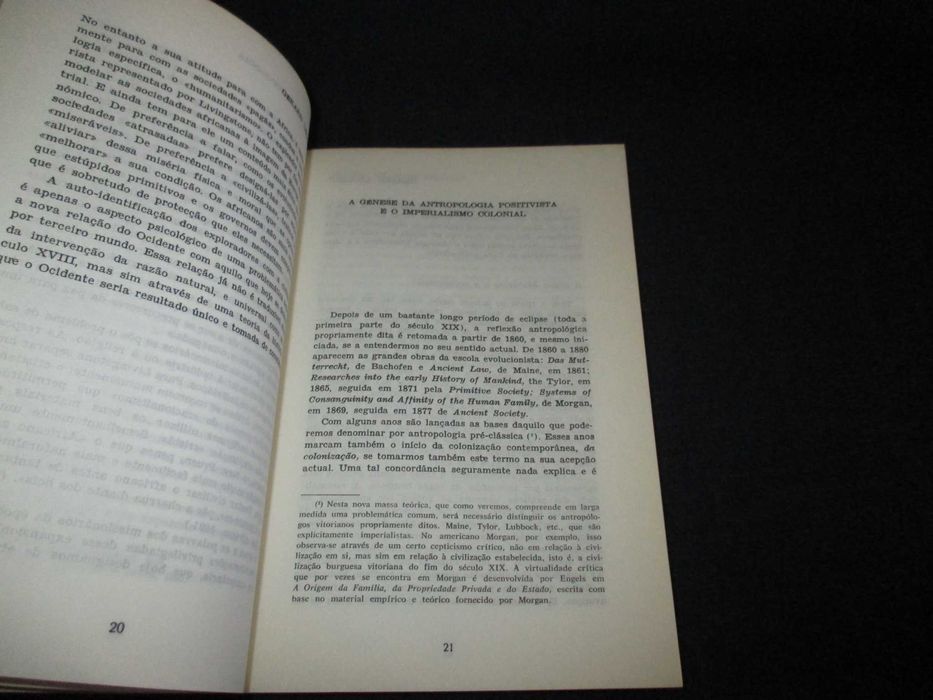 Livro Crítica da Antropologia Gérard Leclerc ap