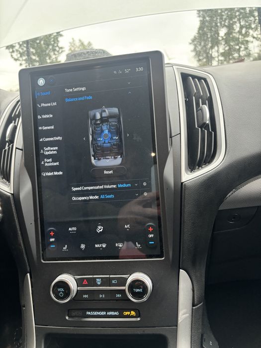 Radio Tablet Sync 4 komplet Ford Edge Lift USA