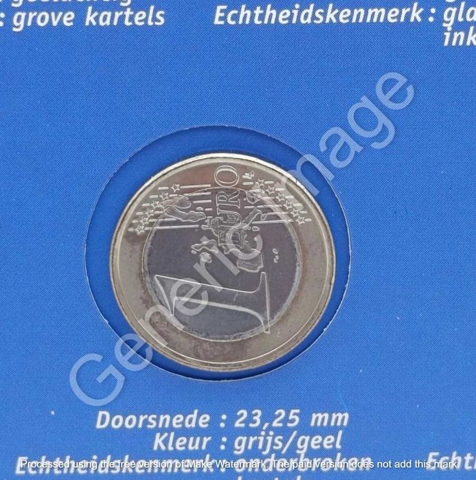 Conjunto introdutório selado de moedas de euro da Holanda de 2001
