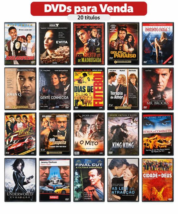 Coleção filmes DVD