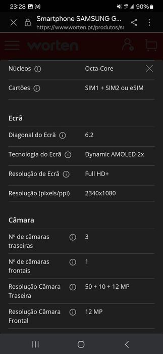Samsung S24 256GB novo