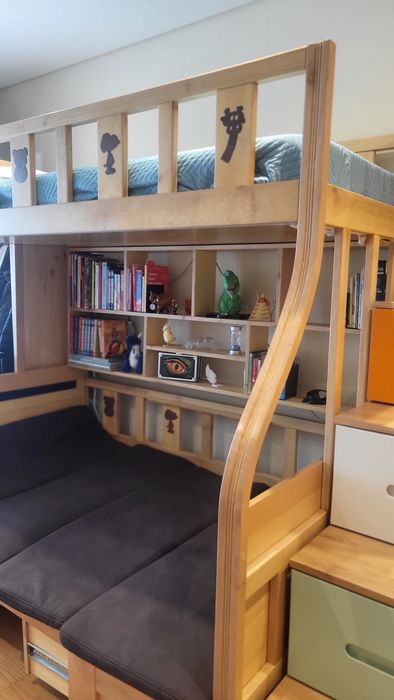 Cama de autor multifuncional 100 a 200 kg